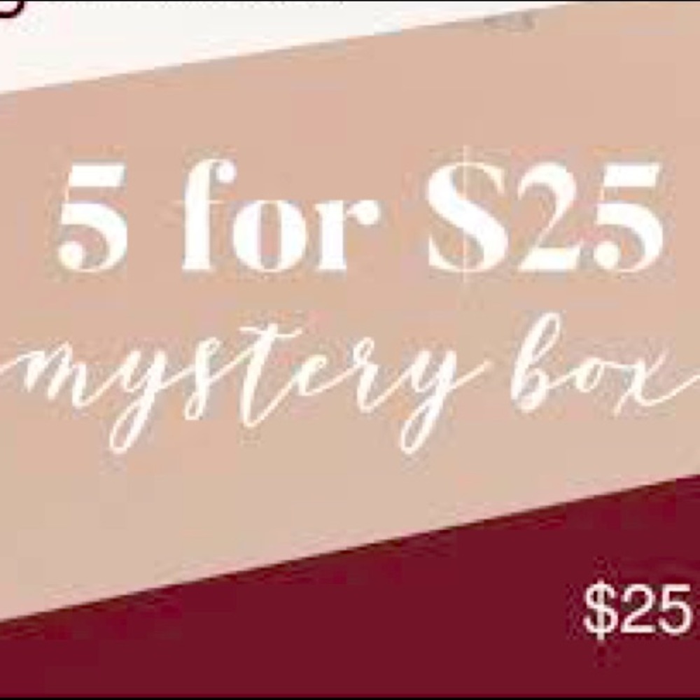 5 items for $25!
